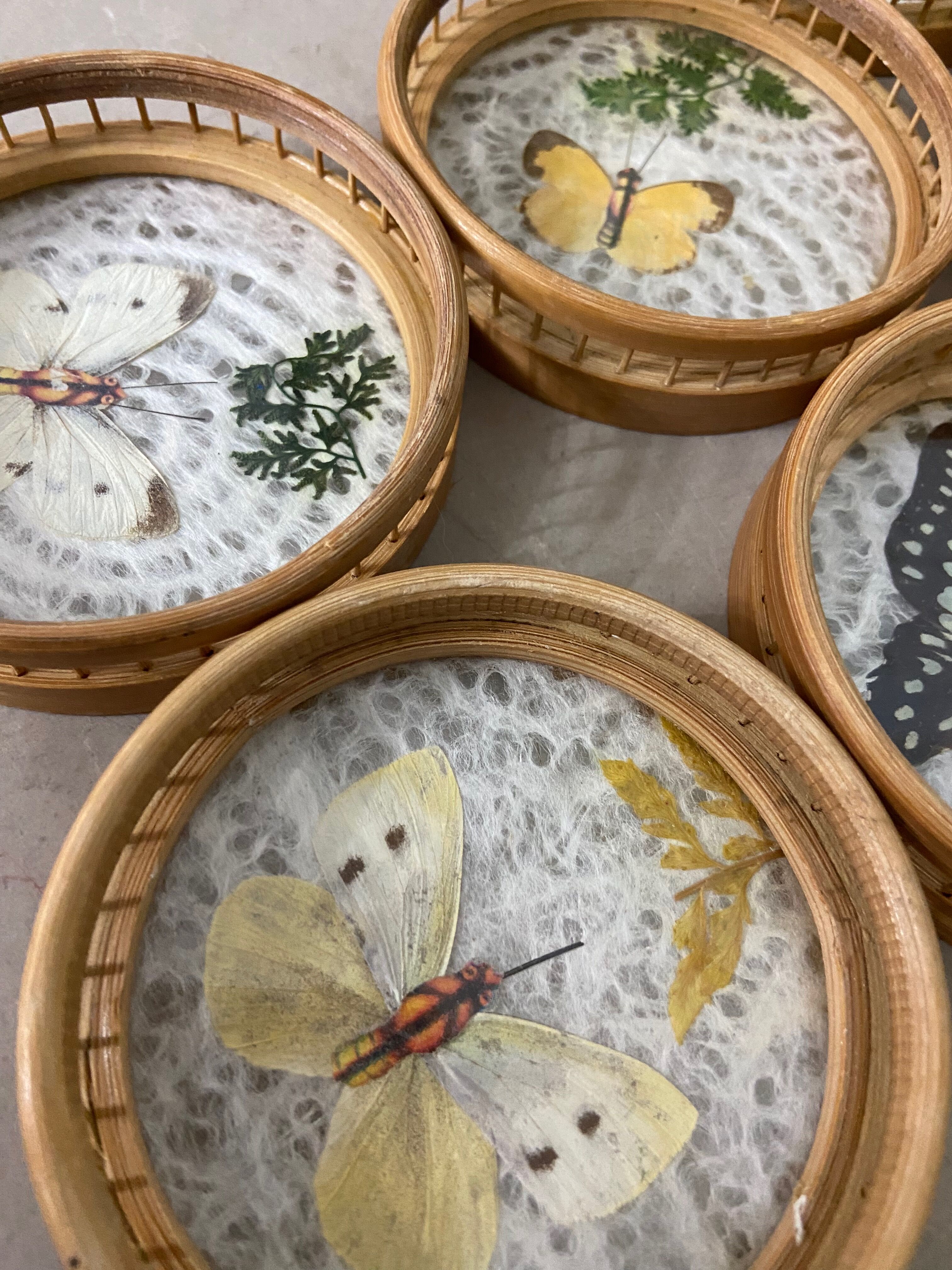 Butterfly coasters