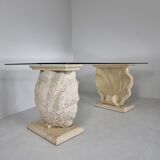 Stone Shell Dining Table from Magnussen Ponte Mactan, 1980s