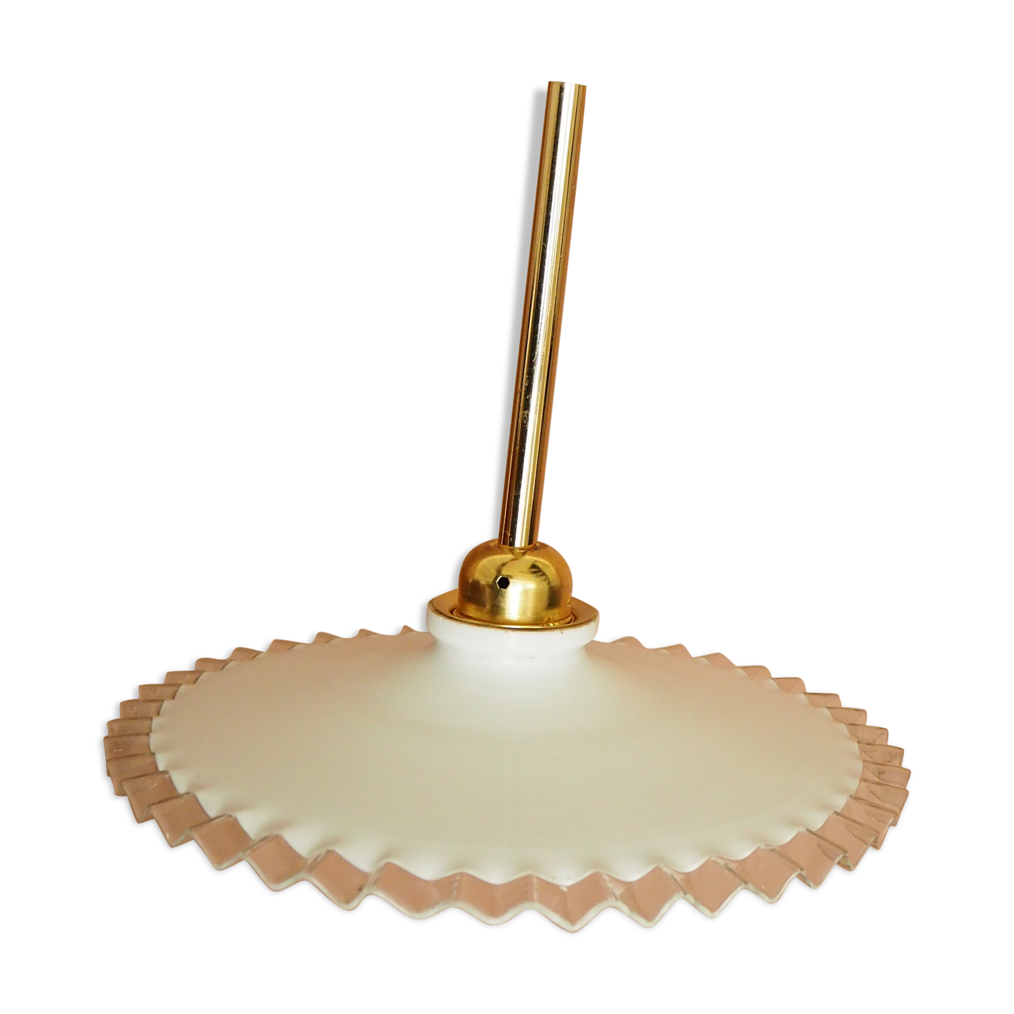 Opal suspension, brass finish