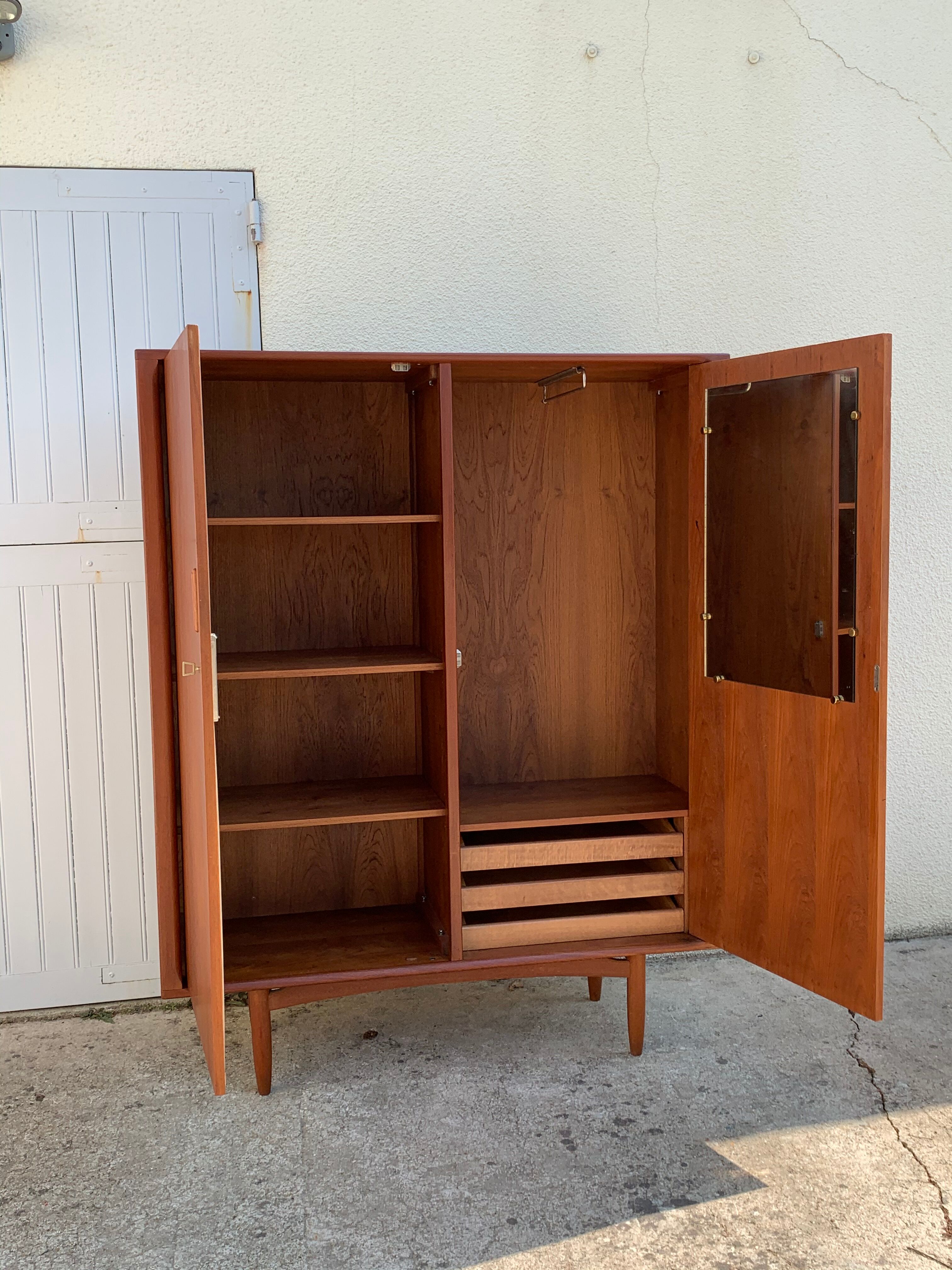 Scandinavian wardrobe in Scandinavian 1960