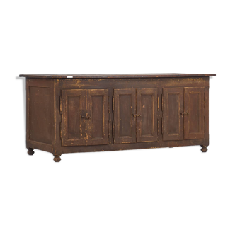 Buffet, îlot ancien en bois, vers 1850