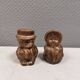 Salt and pepper shaker set in ceramic from Danish Løvemose 1970s.