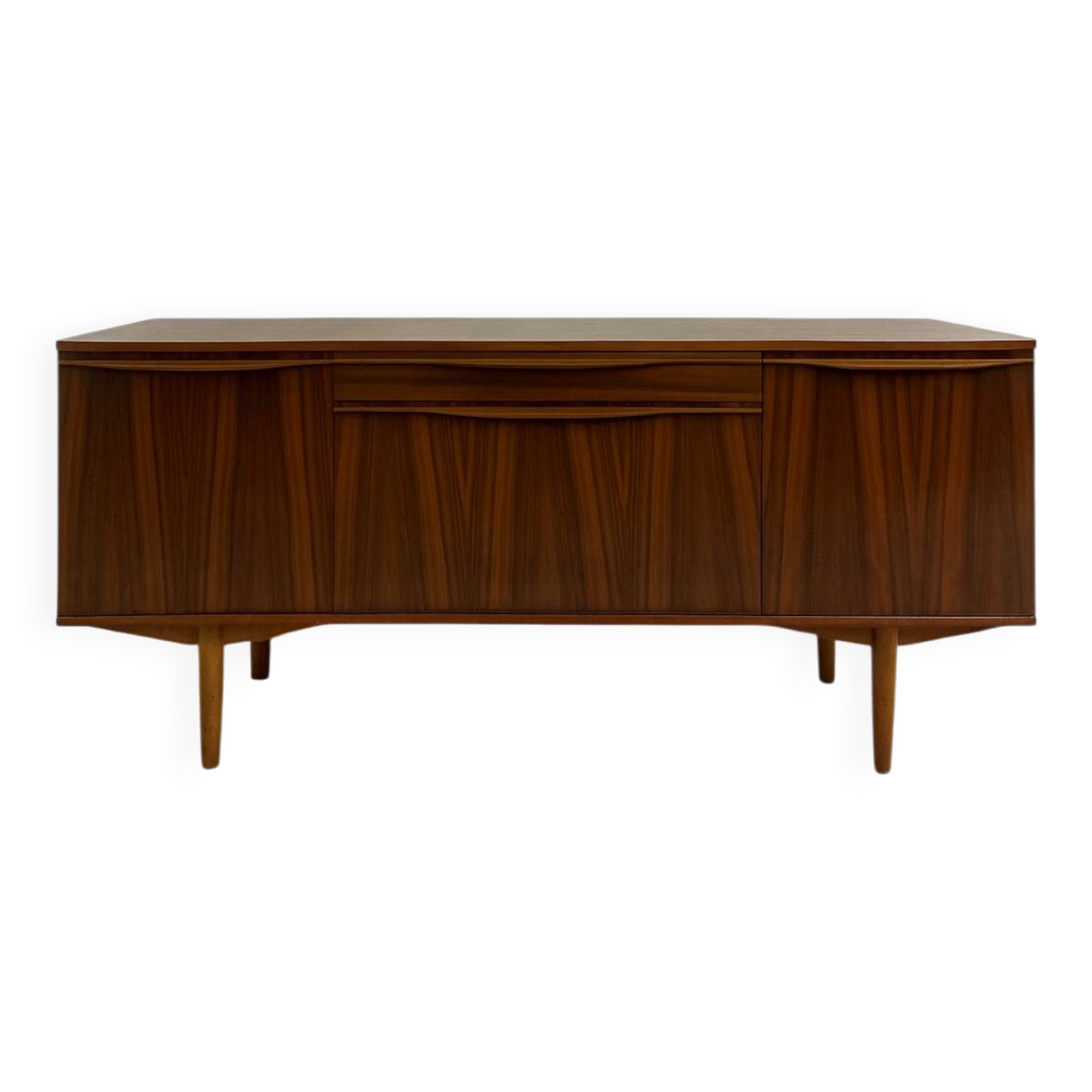 vintage walnut sideboard