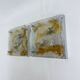 Vintage Murano glass abstract wall sconces from Mazzega, Italy, 1960, set of 2