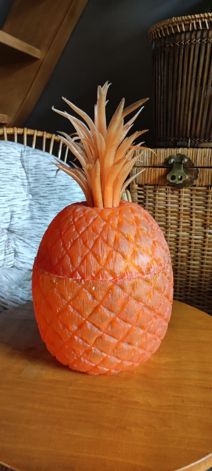 Seau à Glaçons Design Ananas Vintage Hans Turnwald - Collection Années 70