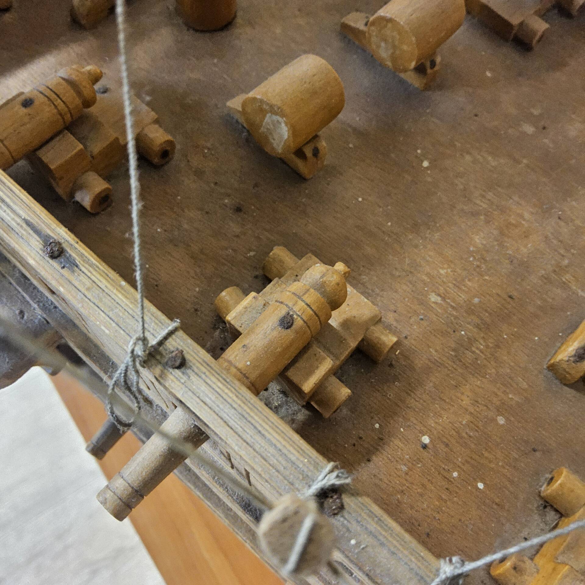 Unique V.O.C model ship from tree trunk (fully handmade)