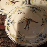 8 plates 22,5cm Clery Longchamp