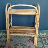 Bamboo storage shelf
