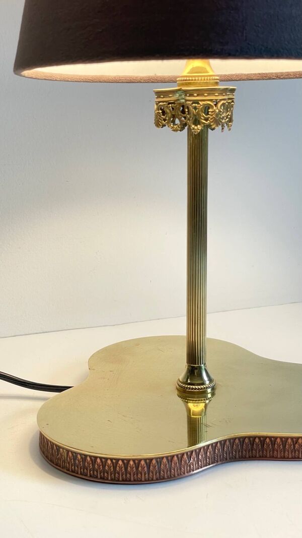 LAMPE LAITON massif Trèfle VINTAGE