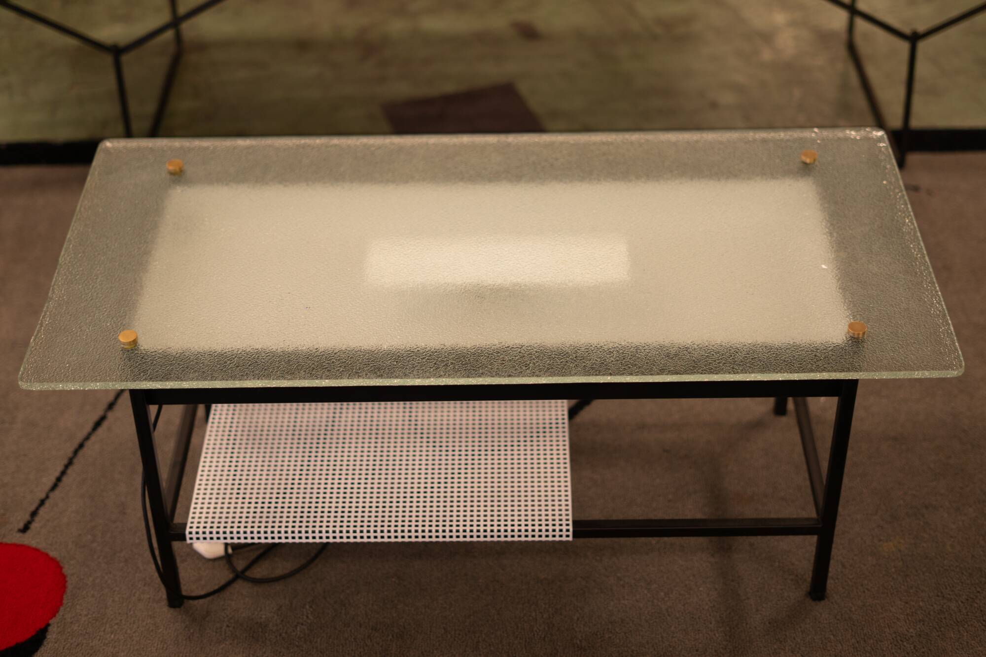 Illuminated coffee table R. Mathieu 517