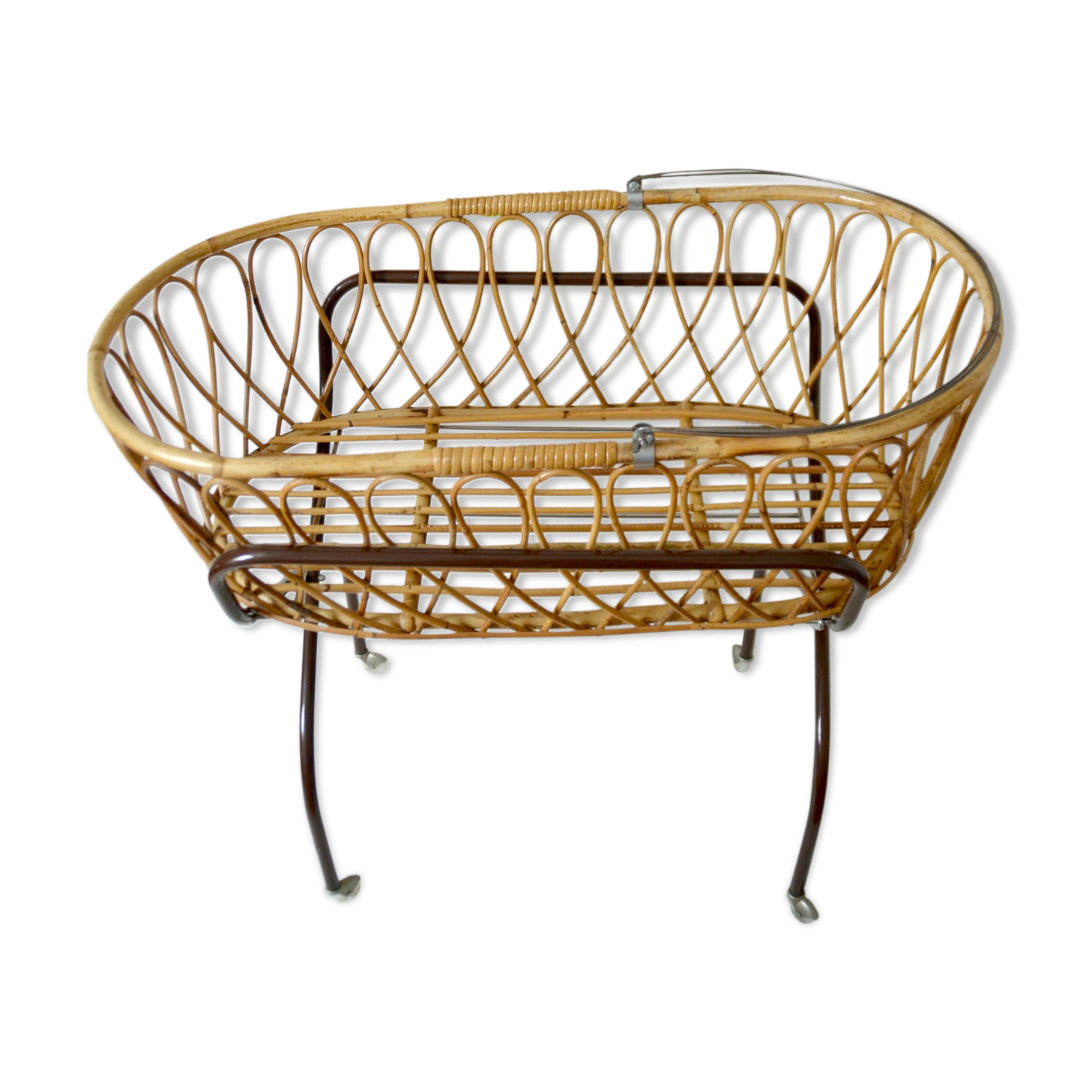 Cradle bassinet in rattan