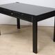 Vintage Simat edition desk in blackened wood, 1980