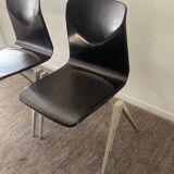 Pair of Pagholz-Germany industrial chairs from the 50s-60s