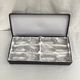 Six champagne flutes in Lorraine crystal stamped