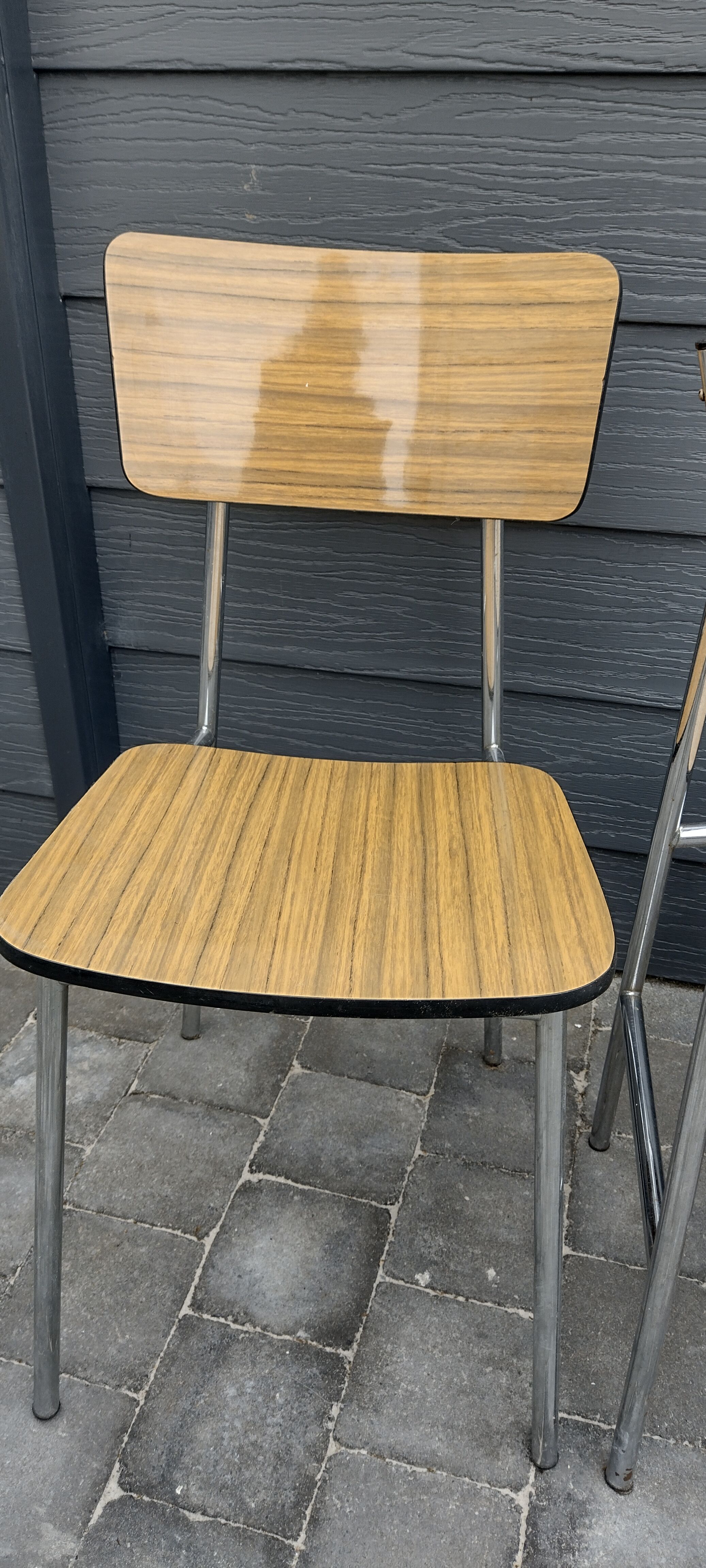 Vintage formica chairs