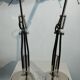 Paire de lampes articulées époque vintage 1980s design indus