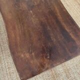 Brutalist teak coffee table