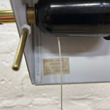 Black table lamp, Solken, 70's