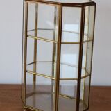Brass jewelry showcase box