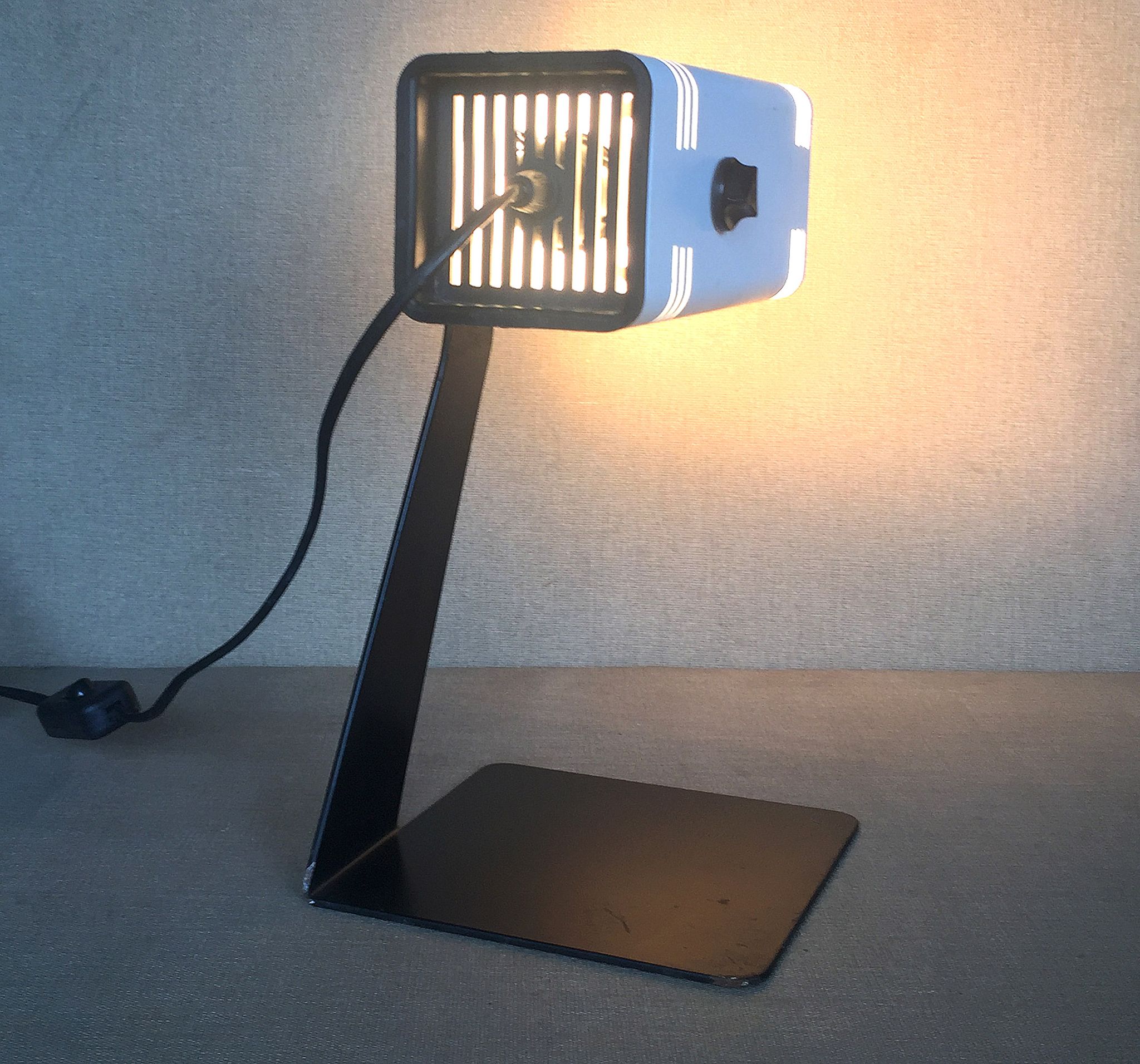 Lampe projecteur design 1970