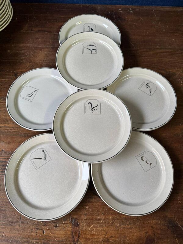 Service de chasse Art déco 22 pièces en céramique