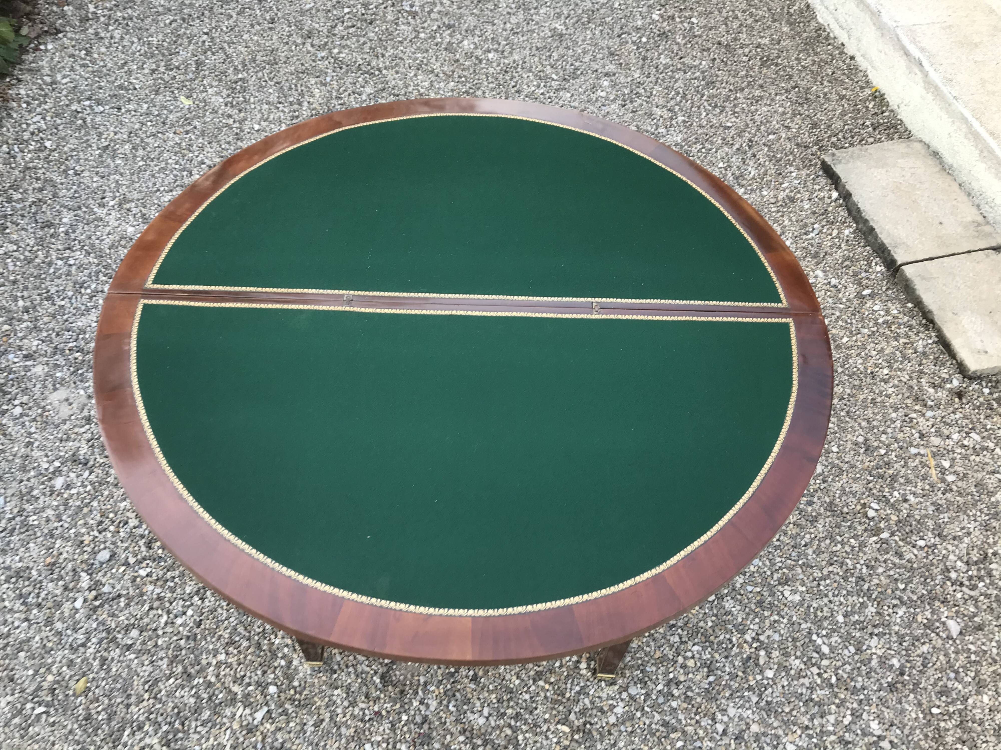 Half moon table, Louis XVI style