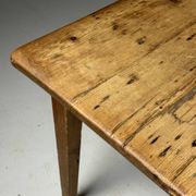 English antique pine dining table