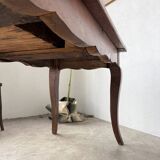 Table de ferme bureau noyer XIXème
