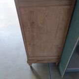 Raw oak cabinet