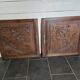 Paire de portes en bois sculpté en chêne