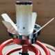 Red spring lamp foot