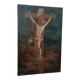Huile sur toile ancienne "Crucifixion", École italienne, XVIIIe siècle