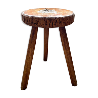 Tabouret tripode ou porte plante