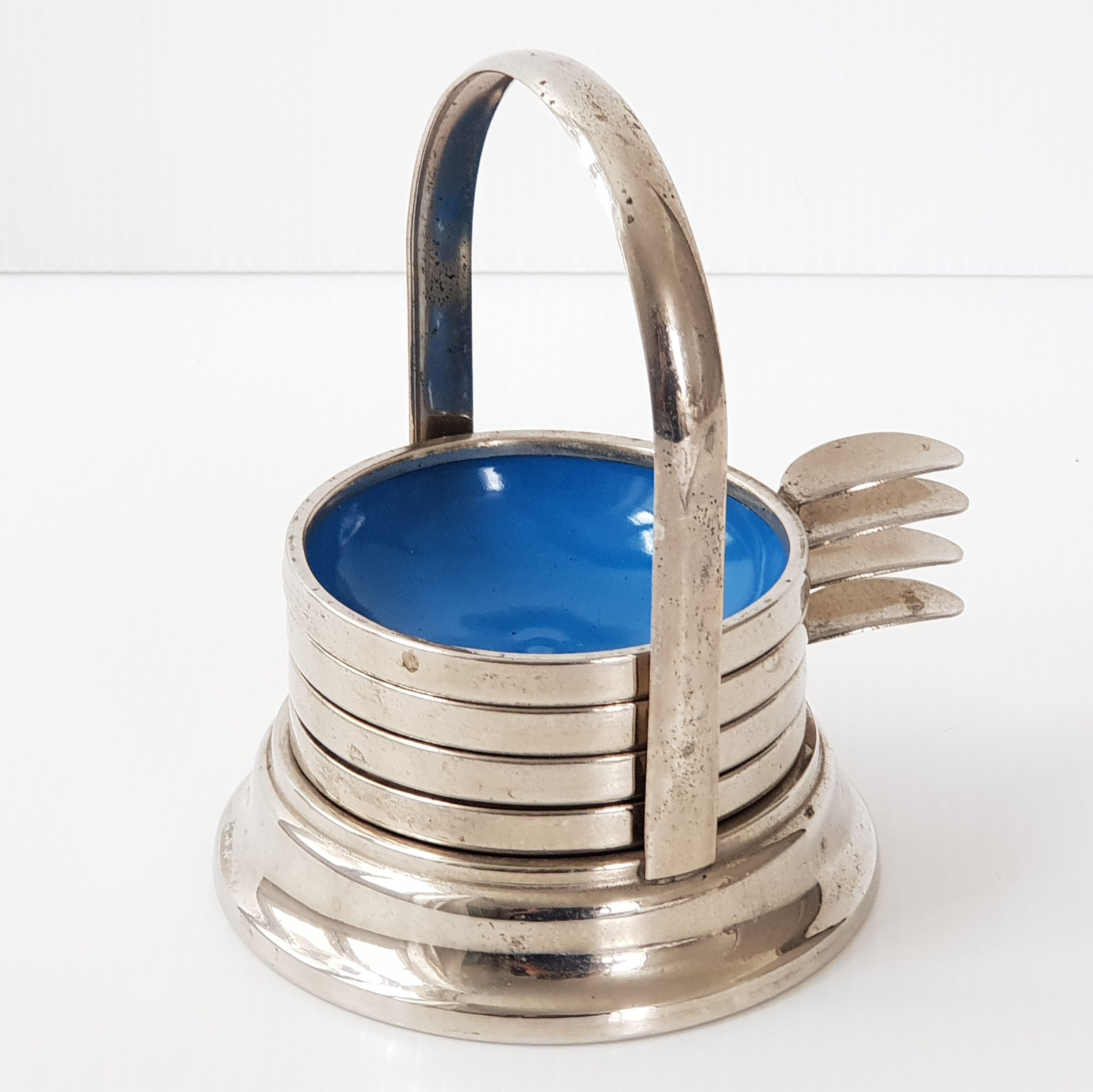 Set of 4 vintage ashtrays 1960