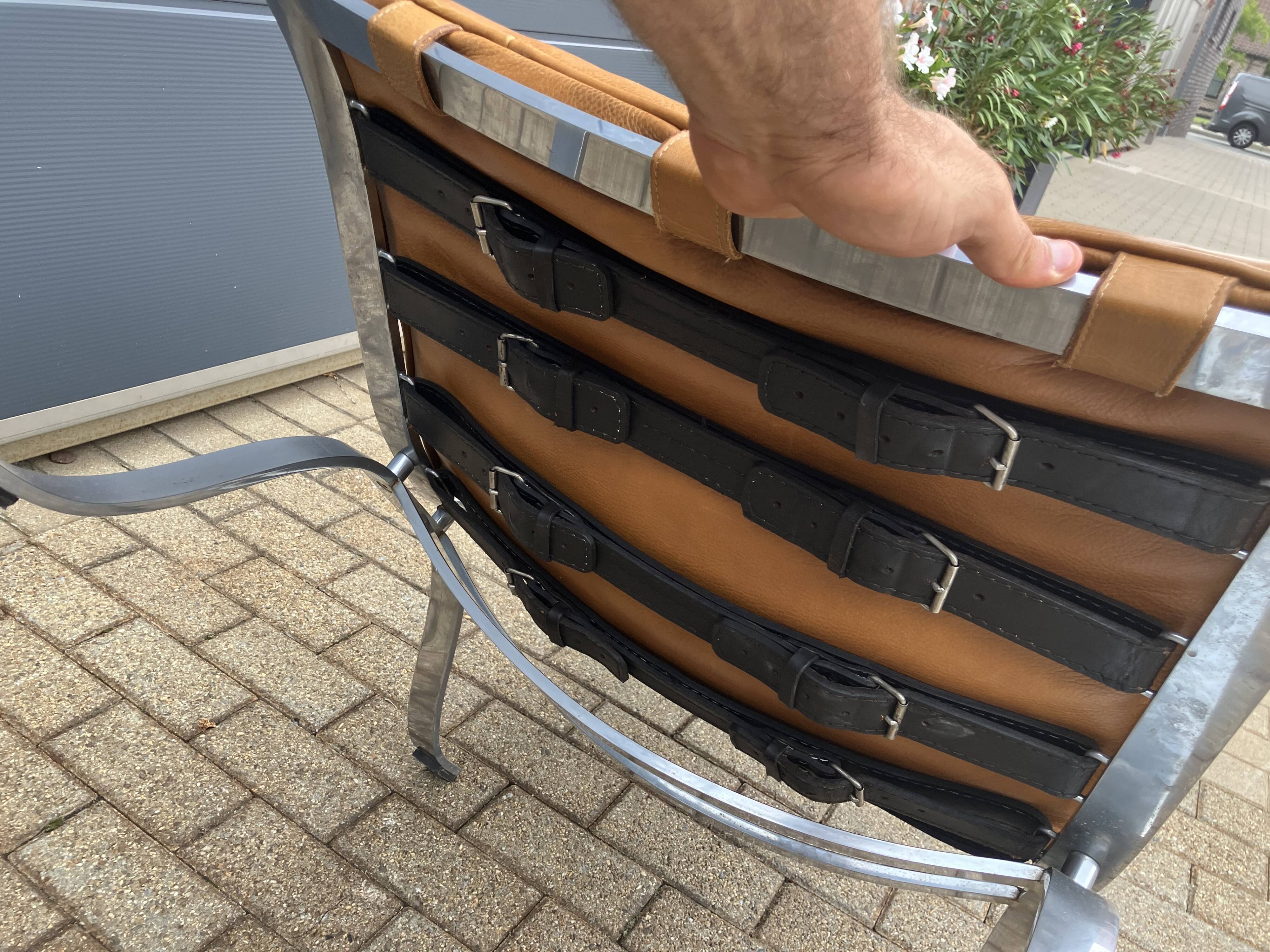 Arne norell ari lounge chair, camel cognac leather nieuwstaat!