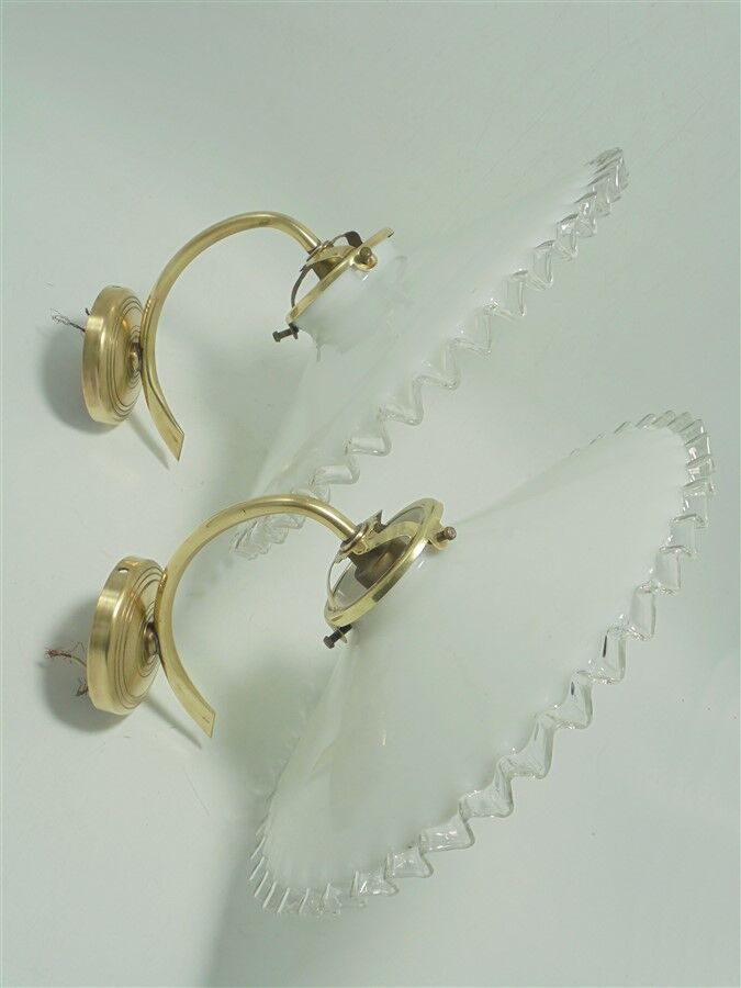 Pair of wall lamps