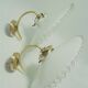 Pair of wall lamps