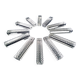 Coffret de 12 porte couteaux cristal au plomb Décor pointes de diamant