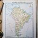 Printed in 1900, South America.