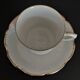Limoges porcelain coffee cup with lions earthenware Paris white