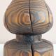 Brutalist Wabi Sabi pine foot lamp by Temde Leuchten 1960's