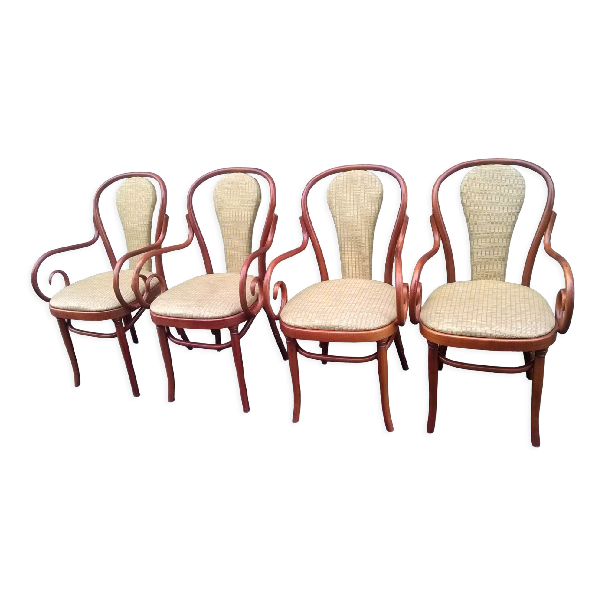 Sets of 4 fmg armchairs