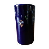 Night blue roller vase