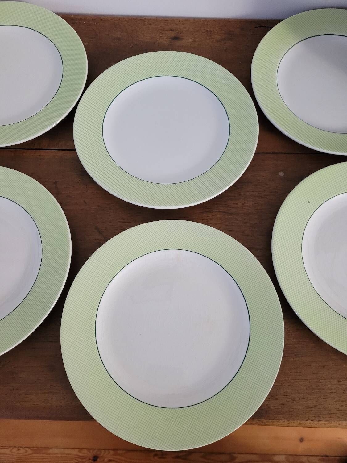 Set of 6 Linon Saint Amand flat plates