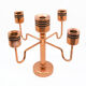 Copper five-arm candlestick Denmark 1960s