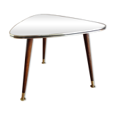Tripod triangular coffee table / vintage 50-60s