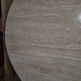 1970s travertine dining table