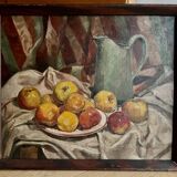 Still life with apples