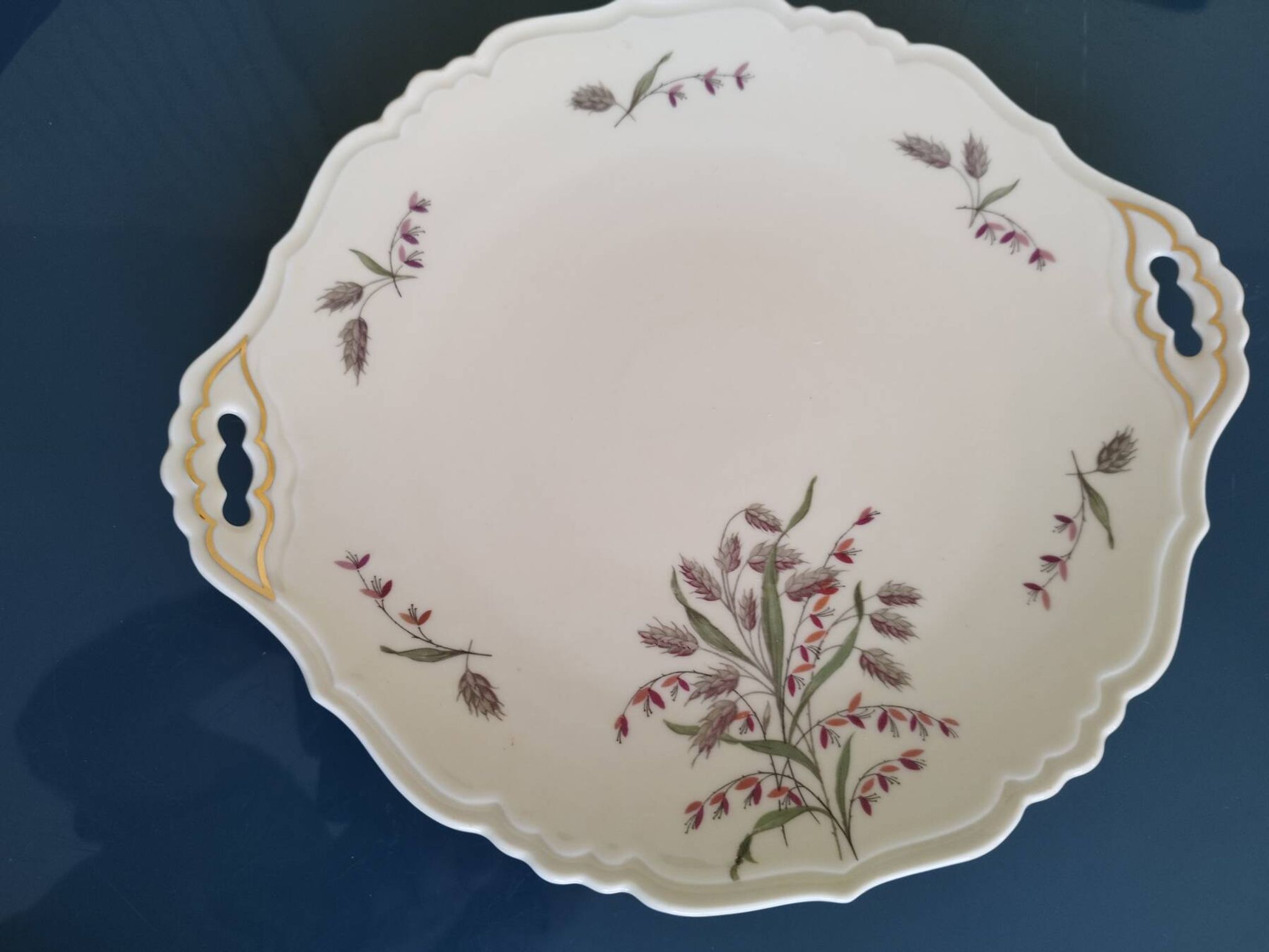 Plat porcelaine de Limoges Lucien Michelaud