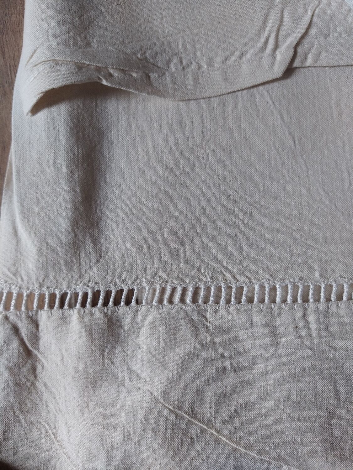 Old monogrammed mestizo sheet LC art deco style